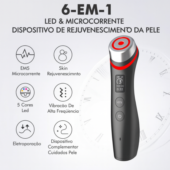 Agger Booster Pro - Terapia de pele facial luzes led