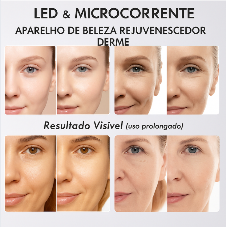 Agger Booster Pro - Terapia de pele facial luzes led