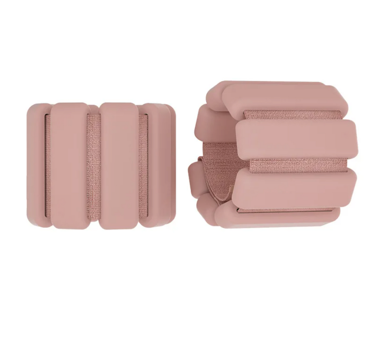 Pesos de Pulso e Tornozelo — Silicone Ajustável (Par 950 g)
