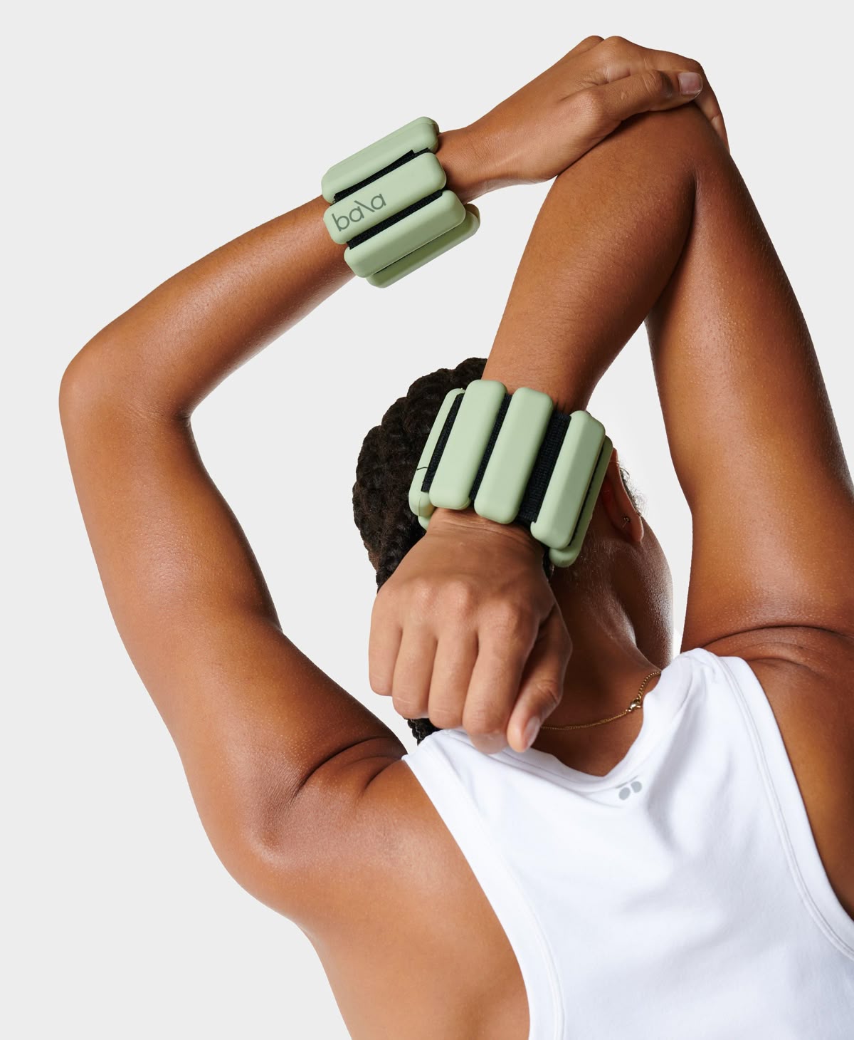 Pesos de Pulso e Tornozelo — Silicone Ajustável (Par 950 g)