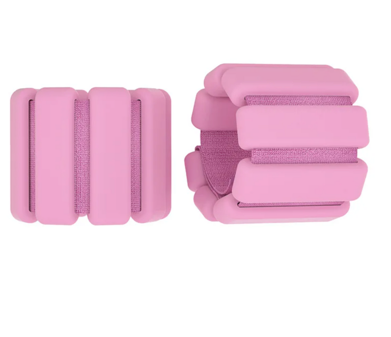 Pesos de Pulso e Tornozelo — Silicone Ajustável (Par 950 g)