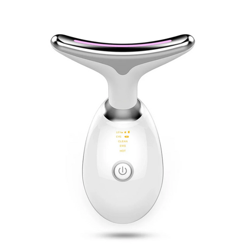 Massageador Facial 7 em 1 LED — Lifting para Rosto e Pescoço