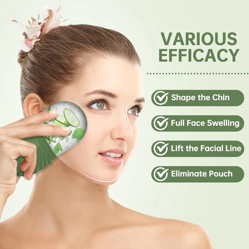 Gelo facial de Silicone para Cuidados com a Pele