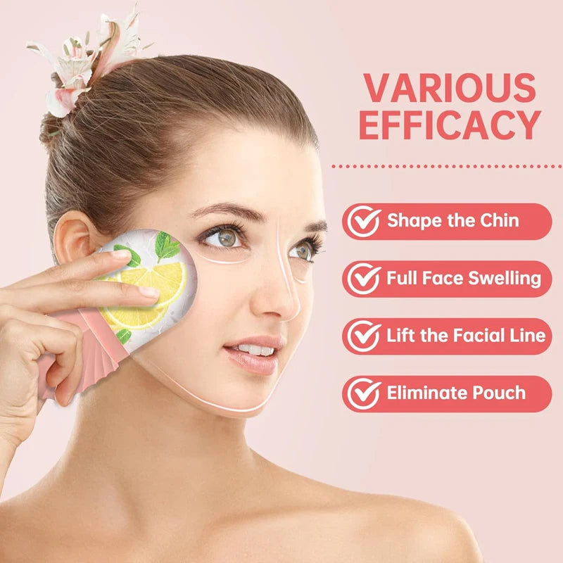 Gelo facial de Silicone para Cuidados com a Pele