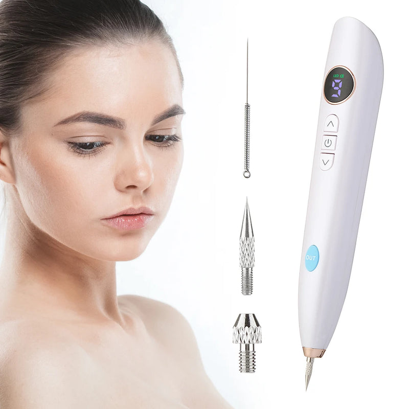 Caneta Plasma Profissional de Remoção de Manchas e Verrugas com 9 Níveis